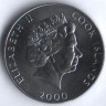 Монета 5 центов. 2000 год, Острова Кука.
