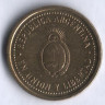 Монета 10 сентаво. 1993 год, Аргентина.