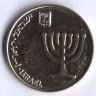 Монета 10 агор. 2008 год, Израиль.
