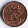 Монета 1 эре. 1913 год, Дания. VBP;GJ.