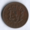 Монета 25 сантимов. 1947 год, Люксембург.