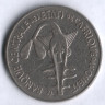 Монета 100 франков. 1987 год, Западно-Африканские Штаты.