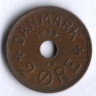 Монета 2 эре. 1935 год, Дания. N;GJ.