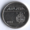 Монета 5 центов. 1988 год, Аруба.