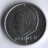 Монета 1 франк. 2000 год, Бельгия (Belgie).