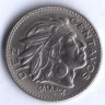 Монета 10 сентаво. 1954 год, Колумбия.