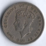 Монета 1 шиллинг. 1947 год, Кипр.