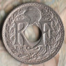 Монета 10 сантимов. 1923 год, Франция. 