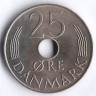 Монета 25 эре. 1984 год, Дания. R;B.