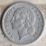 Монета 5 франков. 1945(B) год, Франция.