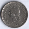 Монета 20 сентаво. 1957 год, Аргентина.