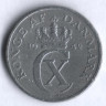 Монета 2 эре. 1942 год, Дания. N;S.