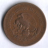 Монета 20 сентаво. 1943 год, Мексика.