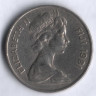 10 центов. 1981 год, Фиджи.