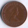 Монета 1 пенни. 1994 год, Джерси.