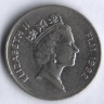 10 центов. 1992 год, Фиджи.
