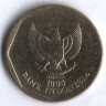 Монета 100 рупий. 1995 год, Индонезия.