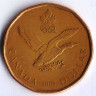 Монета 1 доллар. 2006 год, Канада. Зимние Олимпийские игры, Турин`2006.