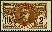 Почтовая марка. "Генерал Луи Фейдербе". 1906 год, Дагомея.