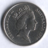 Монета 5 центов. 1996 год, Австралия.