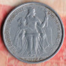 Монета 5 франков. 1952 год, Французская Океания.