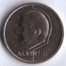Монета 20 франков. 1996 год, Бельгия (Belgique).