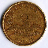 Монета 1 доллар. 2014 год, Канада. Летние Олимпийские игры, Лондон`2012.