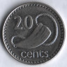 20 центов. 1997 год, Фиджи.