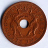 Монета 1 пенни. 1963 год, Родезия и Ньясаленд.
