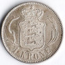 Монета 1 крона. 1916 год, Дания. VBP;AH.