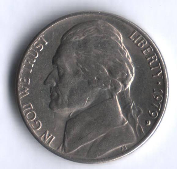 5 центов. 1979(D) год, США.