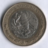 Монета 10 песо. 1998 год, Мексика.