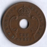 Монета 10 центов. 1952 год, Британская Восточная Африка.