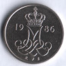 Монета 10 эре. 1986 год, Дания. R;B.