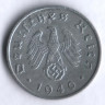 Монета 10 рейхспфеннигов. 1940 год (D), Третий Рейх.