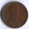 1 цент. 1917(D) год, США.