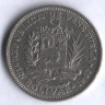 Монета 1 боливар. 1967 год, Венесуэла.