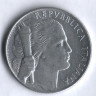 Монета 5 лир. 1949 год, Италия.