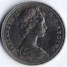 Монета 1 доллар. 1968 год, Канада.