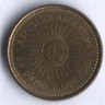 Монета 5 сентаво. 2007 год, Аргентина.