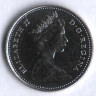 Монета 10 центов. 1977 год, Канада.