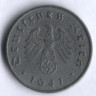 Монета 10 рейхспфеннигов. 1941 год (A), Третий Рейх.