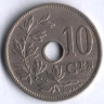 Монета 10 сантимов. 1903 год, Бельгия (Belgie).