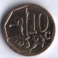 10 центов. 2006 год, ЮАР. (Suid-Afrika).