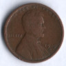 1 цент. 1919(D) год, США.