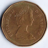 Монета 1 доллар. 1988 год, Канада.