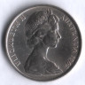 Монета 10 центов. 1967 год, Австралия.
