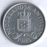 Монета 2-1/2 цента. 1985 год, Нидерландские Антильские острова.