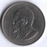 Монета 1 шиллинг. 1968 год, Кения.