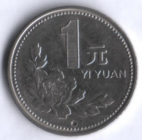 Монета 1 юань. 1997 год, КНР.